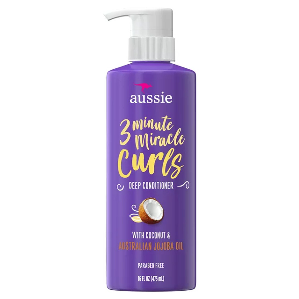 BL Aussie 3 Minute Miracle Curls Revitalisant profond Pompe 16oz - Paquet de 3