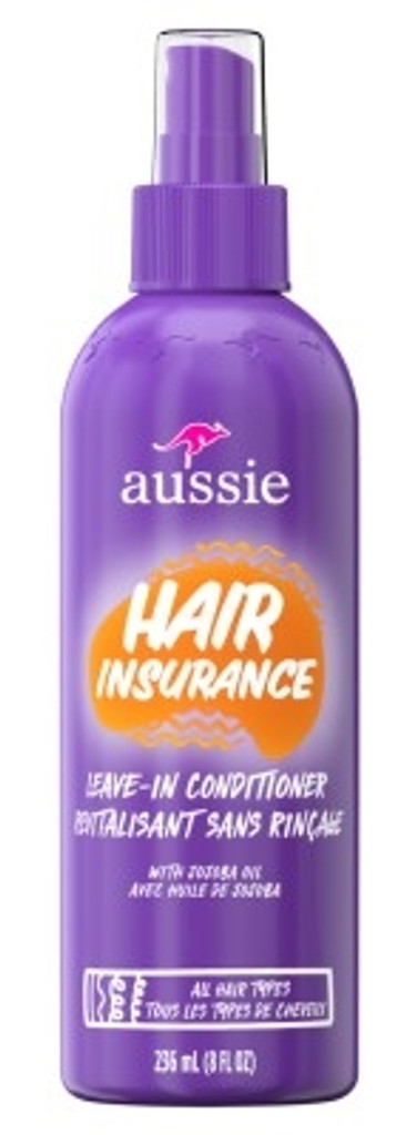 מרכך bl aussie hair insurance leave-in conditioner 8oz - חבילה של 3