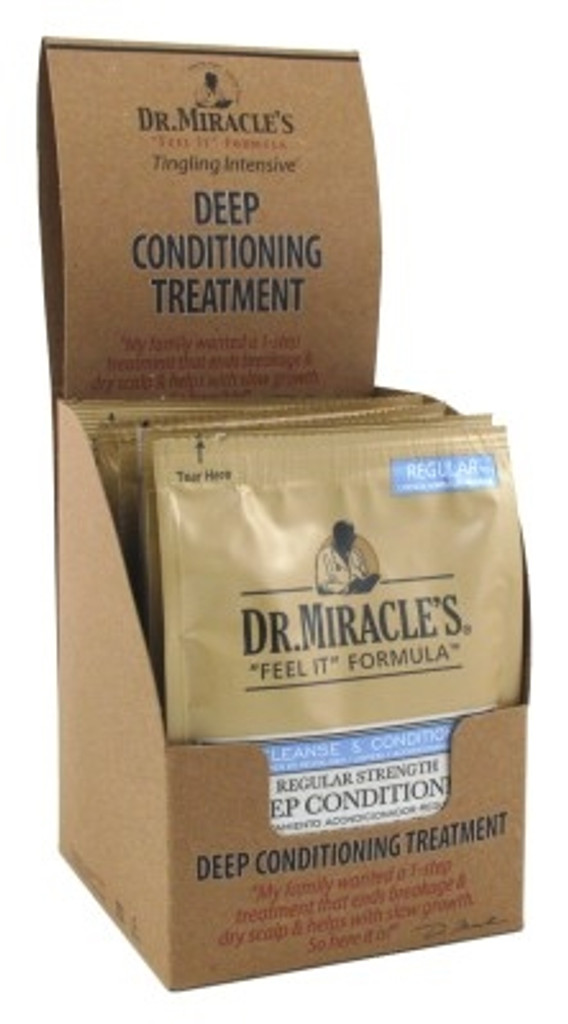 Bl. Dr. Miracles Deep Conditioning Regular Strength Packs 1,75 oz (12 pièces) 