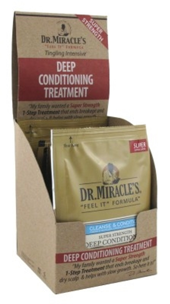 BL Dr. Miracles Deep Conditioning Super Strength Packs 1.75oz (12 Pieces) 