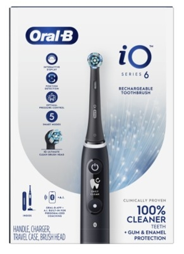 Brosse à dents Bl oral-b io série 6 lave noire rechargeable 
