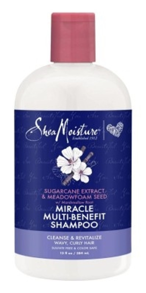BL Shea Moisture Miracle Multi-Benefit Shampoo 13oz - Pack of 3