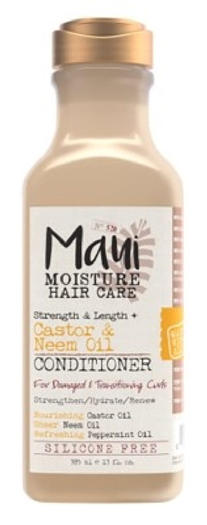 BL Maui Moisture Conditioner Castor/Neem Oil 13oz Strength - Pack of 3