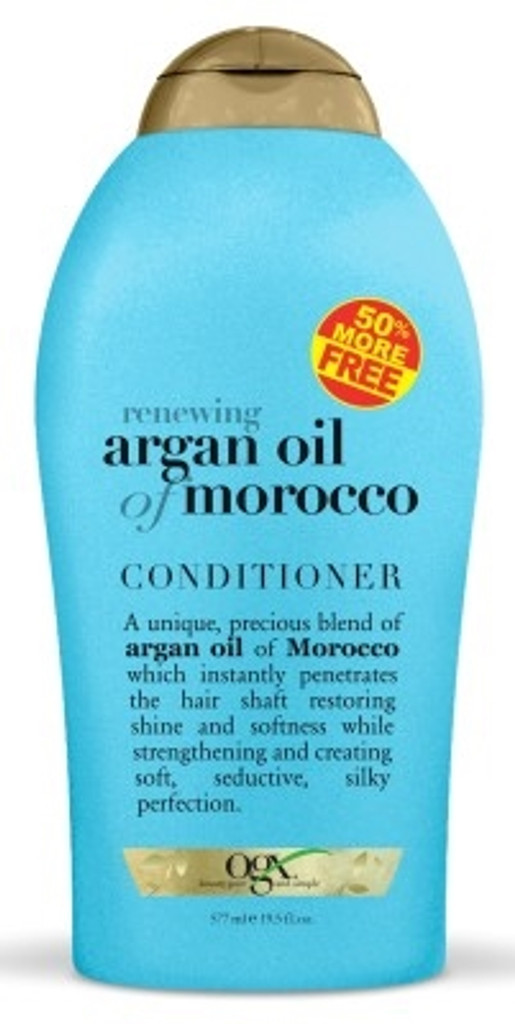 BL Ogx Conditionneur Huile d'Argan du Maroc 19,5 oz Bonus - Pack de 3