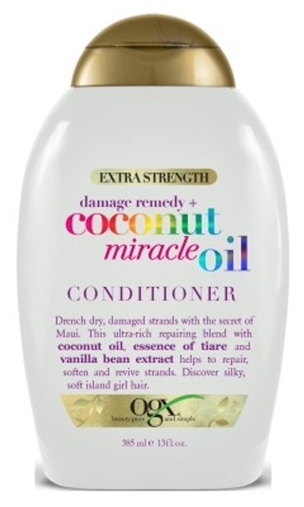 BL Ogx Conditioner Coconut Miracle Oil X-Strength 13oz - חבילה של 3