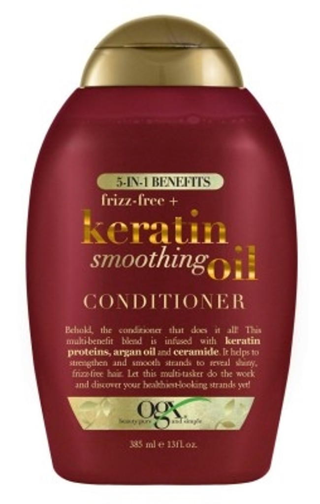 BL Ogx Conditioner Keratin Smoothing Oil 13oz - Pakke med 3