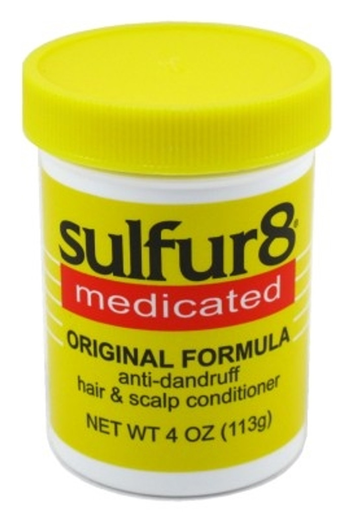 BL Sulphur-8 Anti-Dandruff hiusten ja päänahan hoitoaine, alkuperäinen 4 unssia - 3 kpl pakkaus