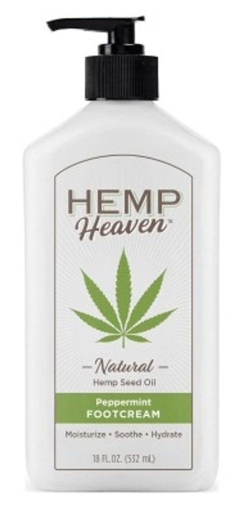 BL Hemp Heaven Foot Cream Peppermint 18oz Pump - Pack of 3