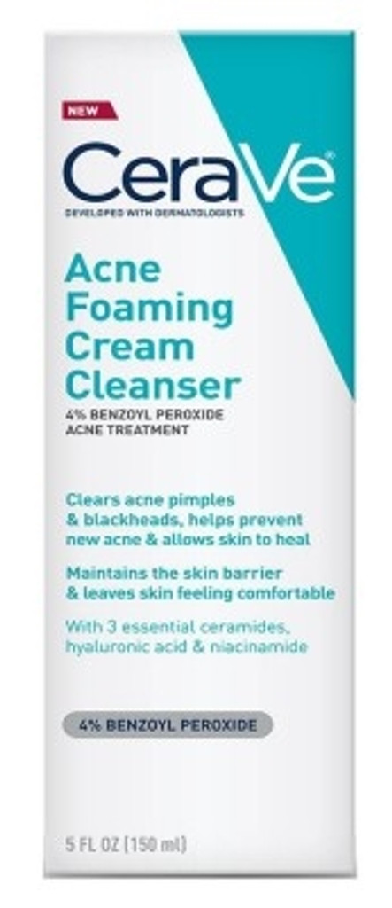 BL Cerave Acne Foaming Cream Cleanser 5oz - חבילה של 3
