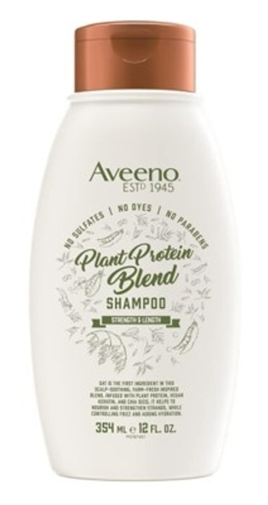 BL Aveeno Shampoo Plant Protein Blend 12oz - Pack of 3