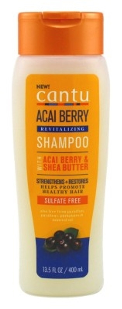 BL Cantu Acai Berry Shampoo Revitalizing 13.5oz - Pack of 3