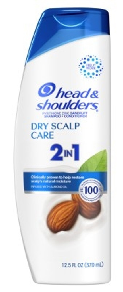 BL Head & Shoulders Shampooing Soins du cuir chevelu sec 2 en 1 12,5 oz - Paquet de 3