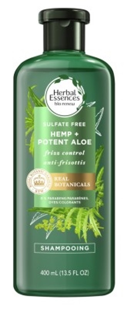 BL Herbal Essences Shampoo Hemp + Potent Aloe 13,5 oz - Pakke med 3