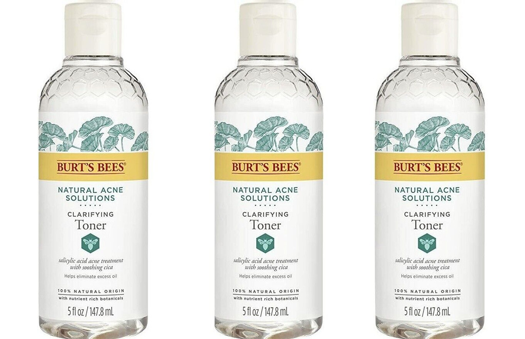 BL Burts Bees Natural Acne Solutions Clarifying Toner 5oz - Pack of 3