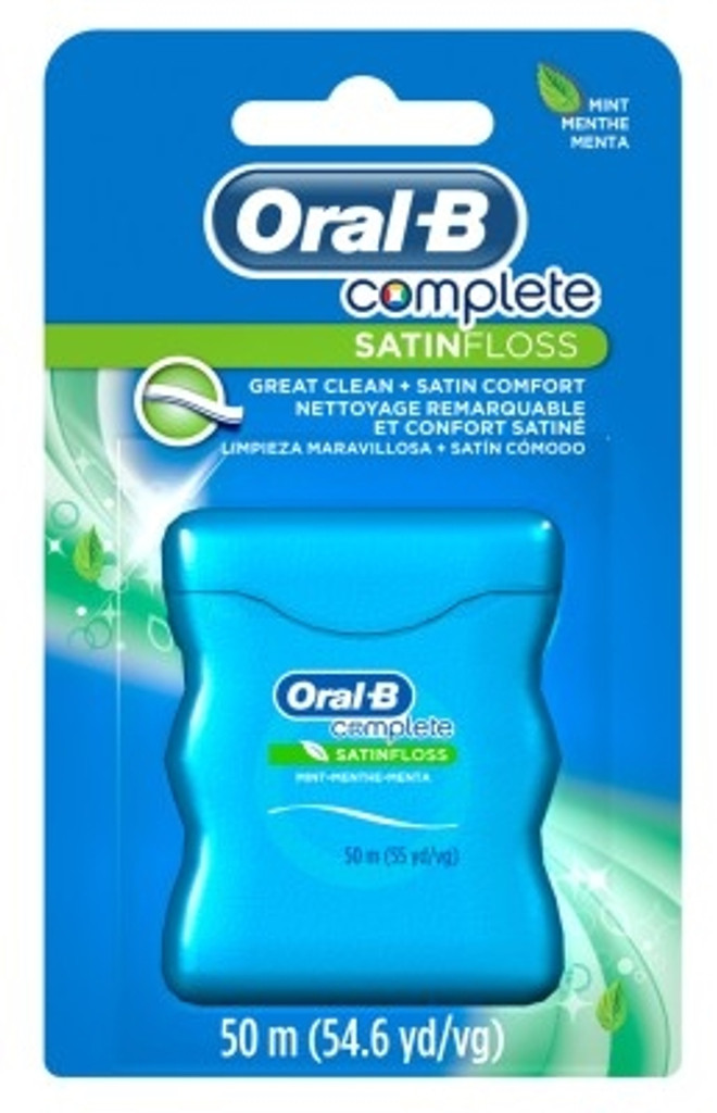 Bl oral-b 54 יארד חוט דנטלי סאטן מנטה (6 חלקים)