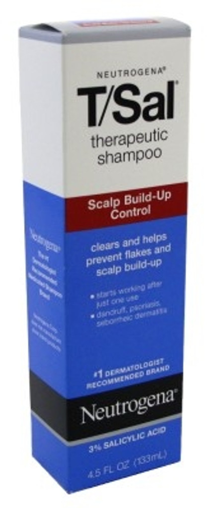 BL Neutrogena Shampoo T/Sal Scalp Build-Up Control 4.5oz - Pack of 3