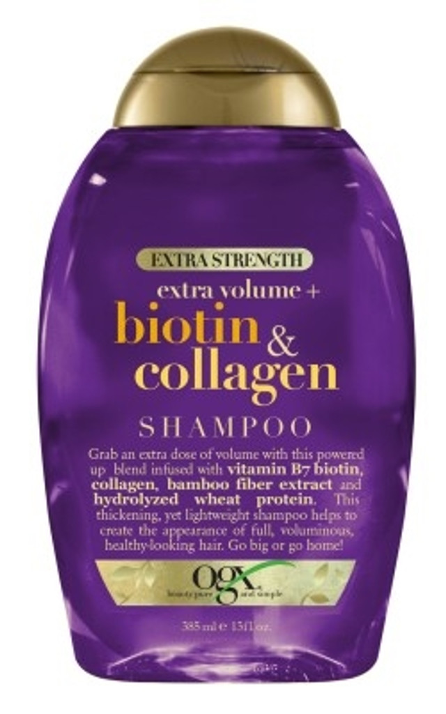 BL Ogx Shampoo Biotiini & Kollageeni Extra Strength 13oz - 3 kpl pakkaus