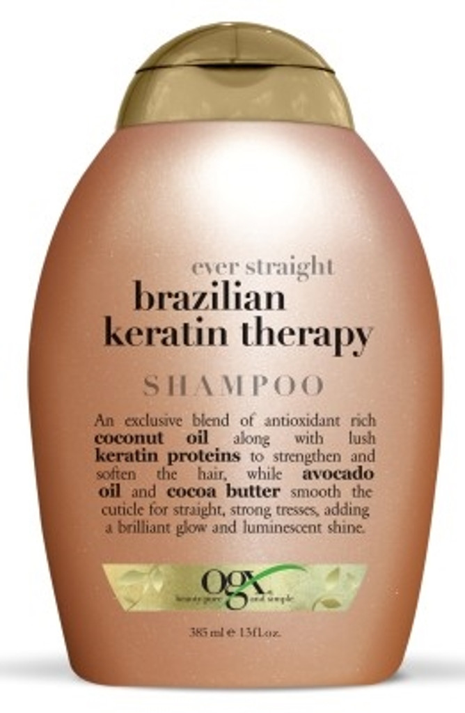 BL Ogx Shampoo Braziliaanse keratinetherapie 13oz - Pakket van 3