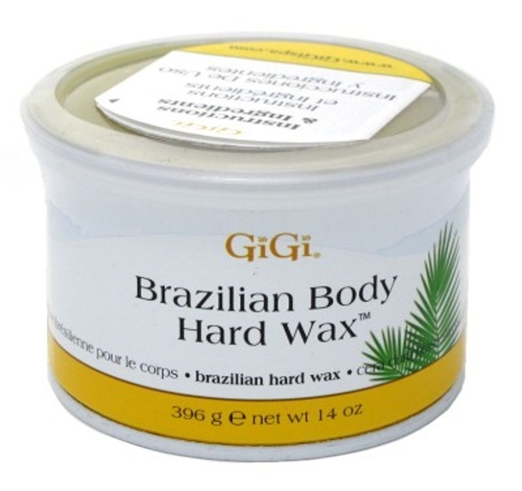 שעווה קשיחה לגוף ברזילאית bl gigi tin 14 אונקיות - חבילה של 3