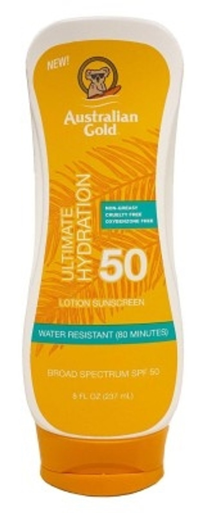 BL Australian Gold Spf 50 Lotion Moisture Max 8 oz - חבילה של 3