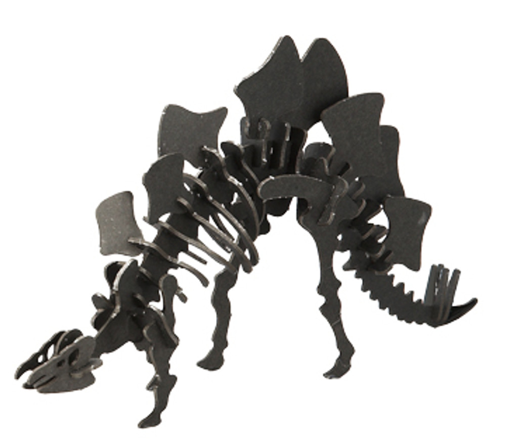 Pt stegosaurus dinosaur 3d puslespill