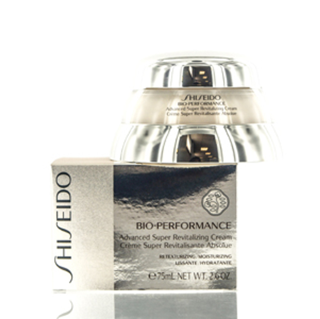 Shiseido bio-ytelse avansert super revitaliserende krem ​​2,6 oz (75 ml) reteksturerende / fuktighetsgivende 