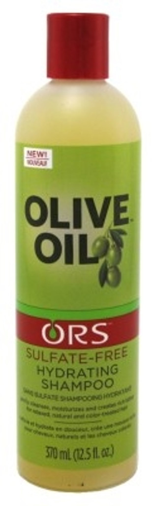 BL Ors Shampooing à l'huile d'olive hydratant sans sulfate 12,5 oz - Paquet de 3