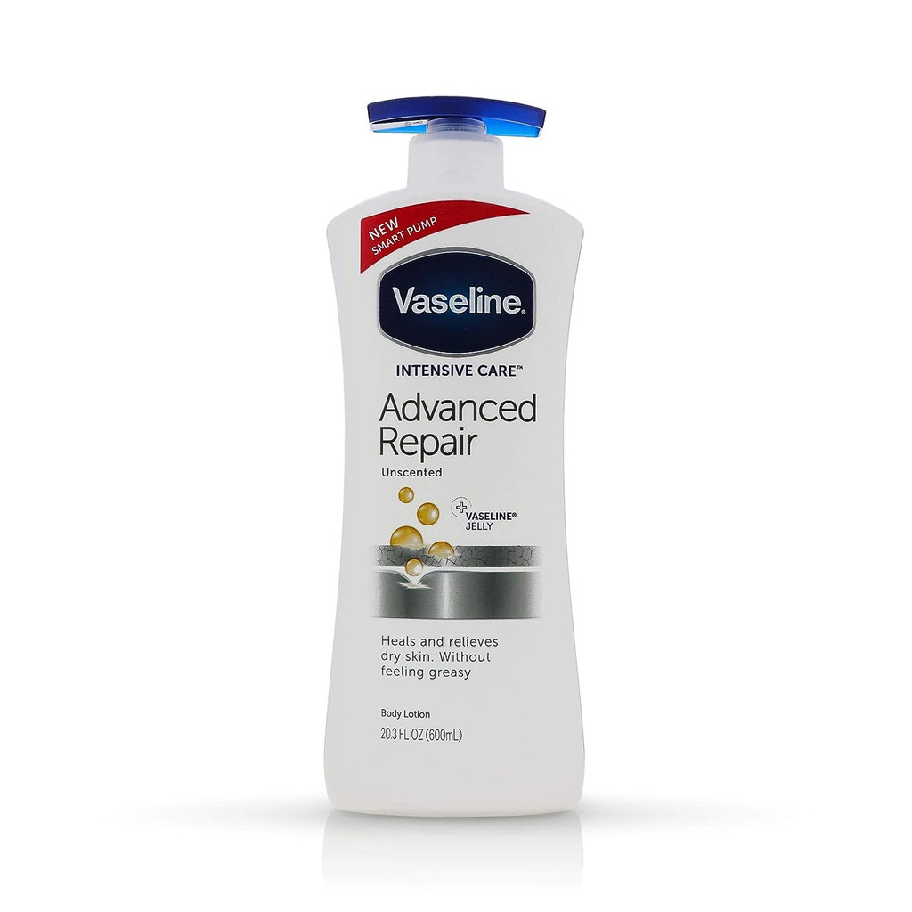 BL Vaseline Loción de Cuidado Intensivo Reparación Avanzada 20.3oz Sin Perfume - Paquete de 3