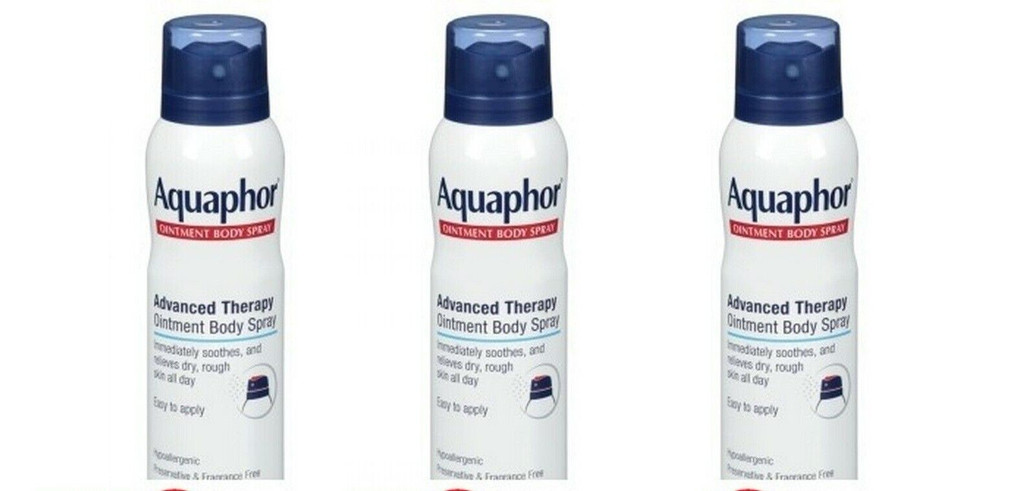 BL Aquaphor Ointment Body Spray 3.7 oz - חבילה של 3