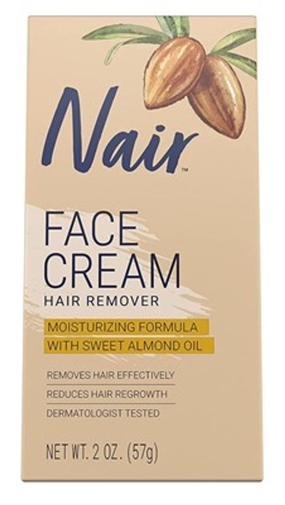 BL Nair Hair Remover Face Cream Moisturizing 2oz - Pack of 3