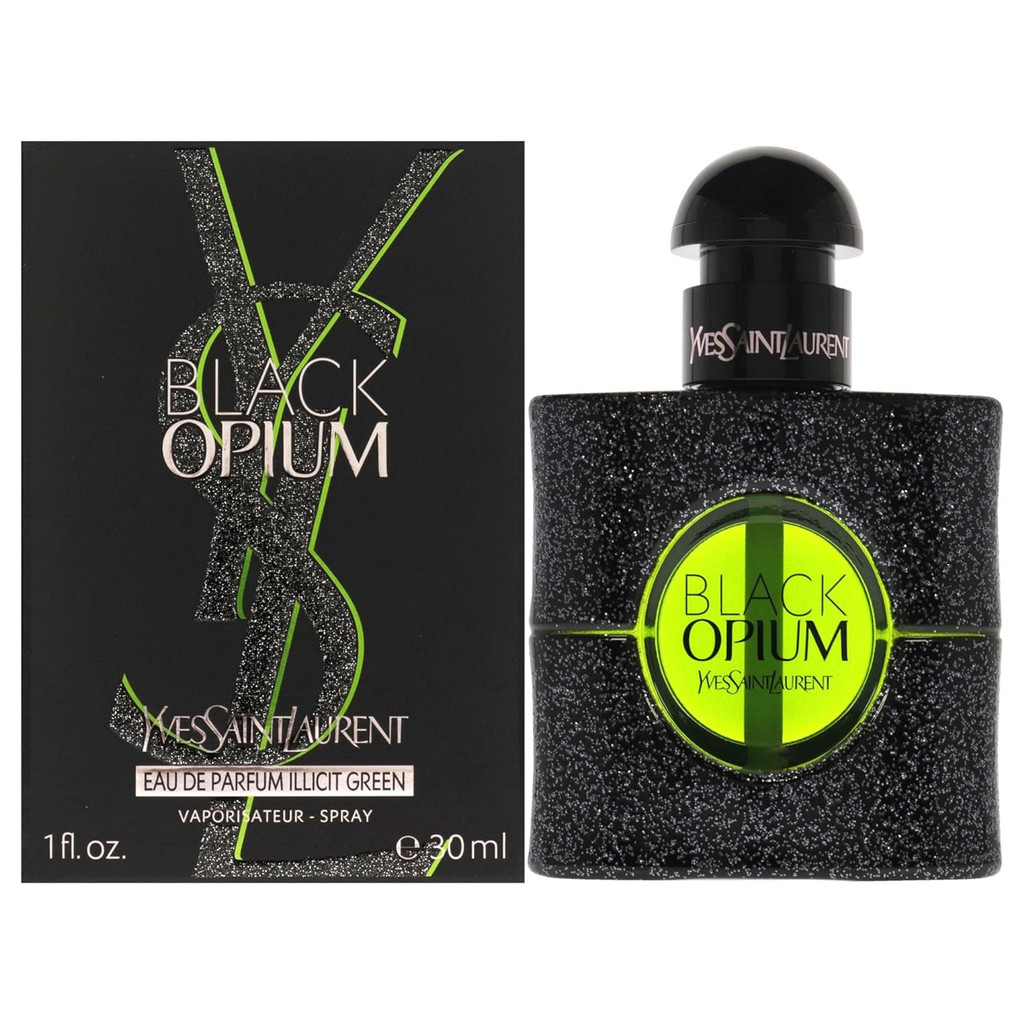Black Opium Greem YSL EDP Spray 1.0 OZ (30 ML) (W)	
