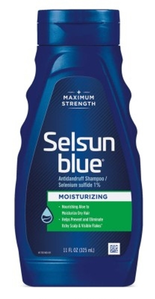 BL Selsun Blue Shampoo Moisturizing Moisturizing 11oz - חבילה של 3