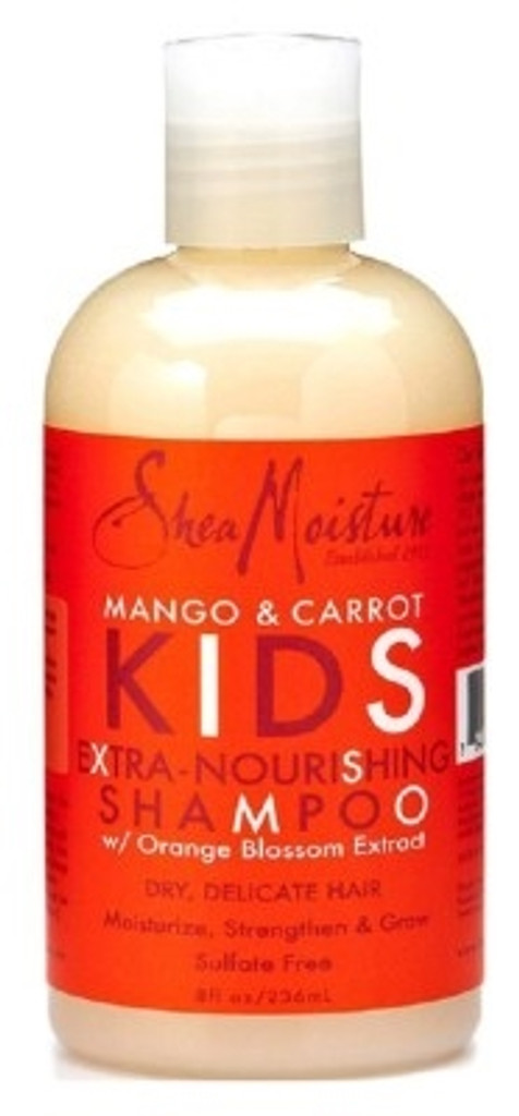 BL Shea Moisture Kids Shampoo 8 unssia Mango & Porkkana Extra-Nourishing - 3 kpl pakkaus