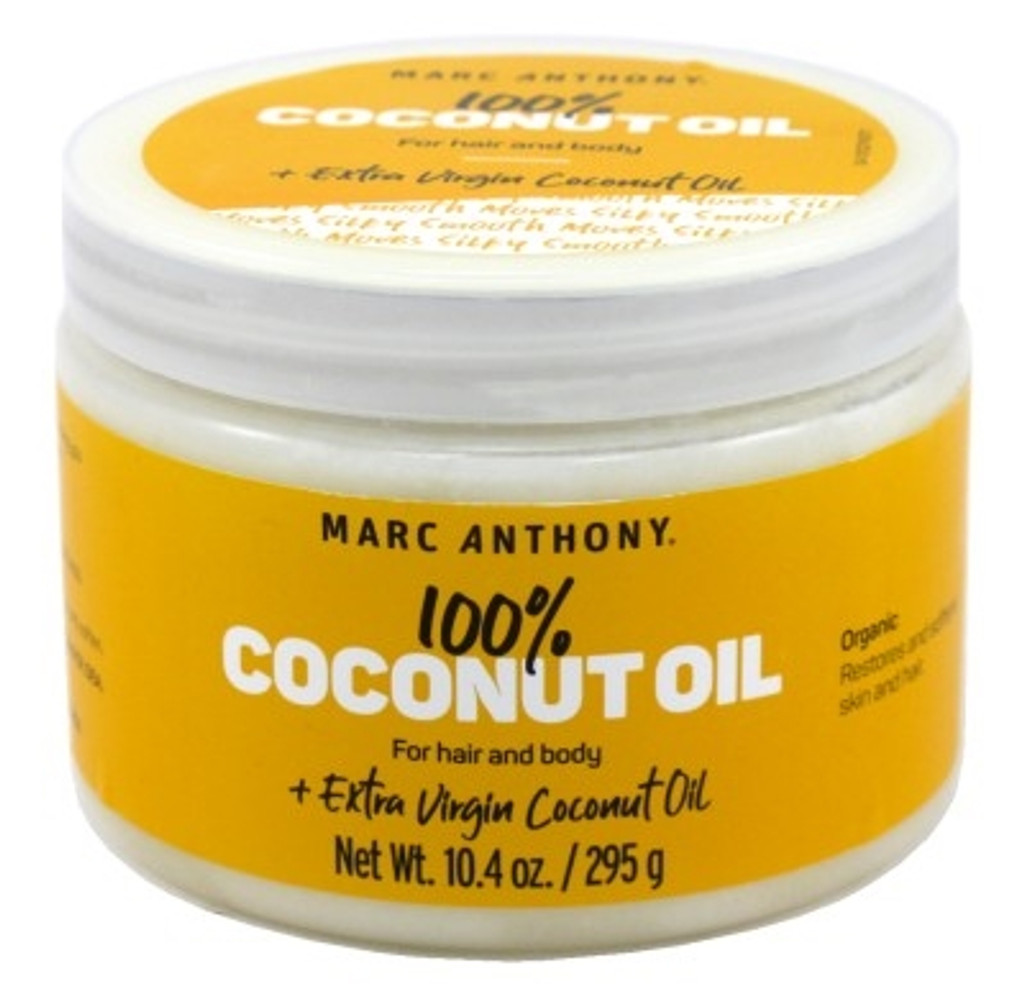 BL Marc Anthony 100% huile de noix de coco pour cheveux et corps pot de 10,4 oz - paquet de 3