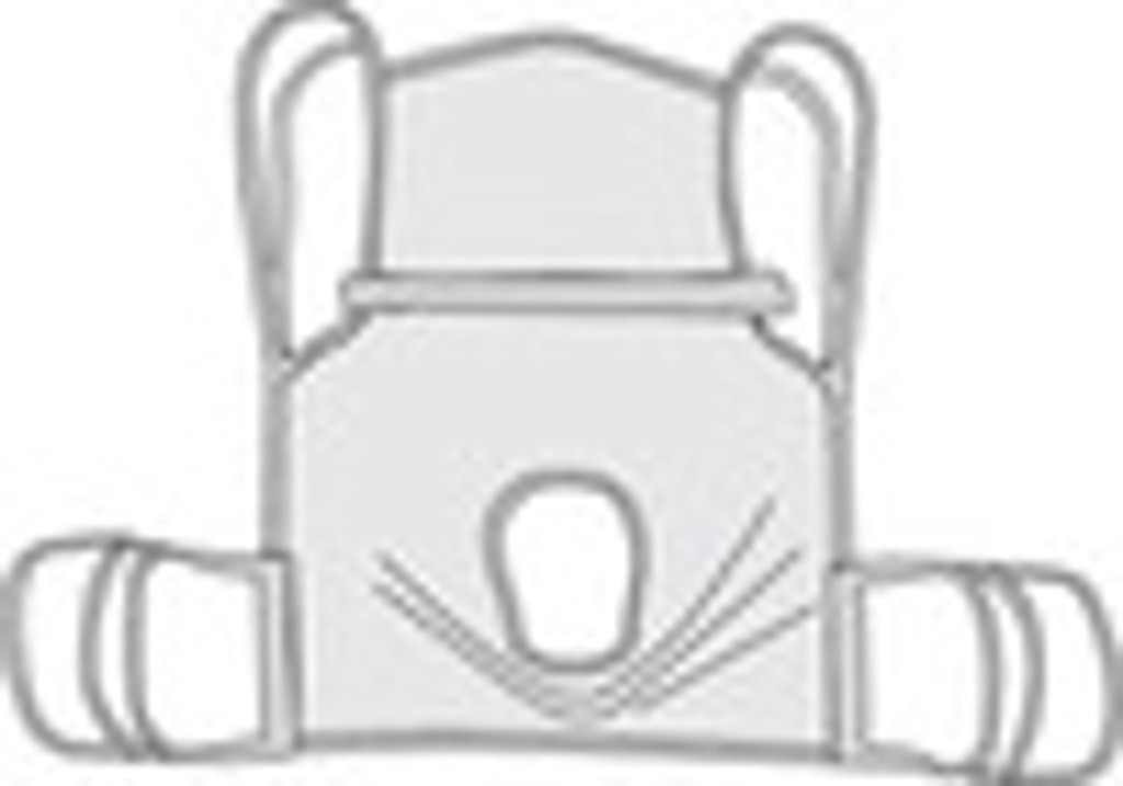 Drive One Piece Commode Sling with Positioning Strap