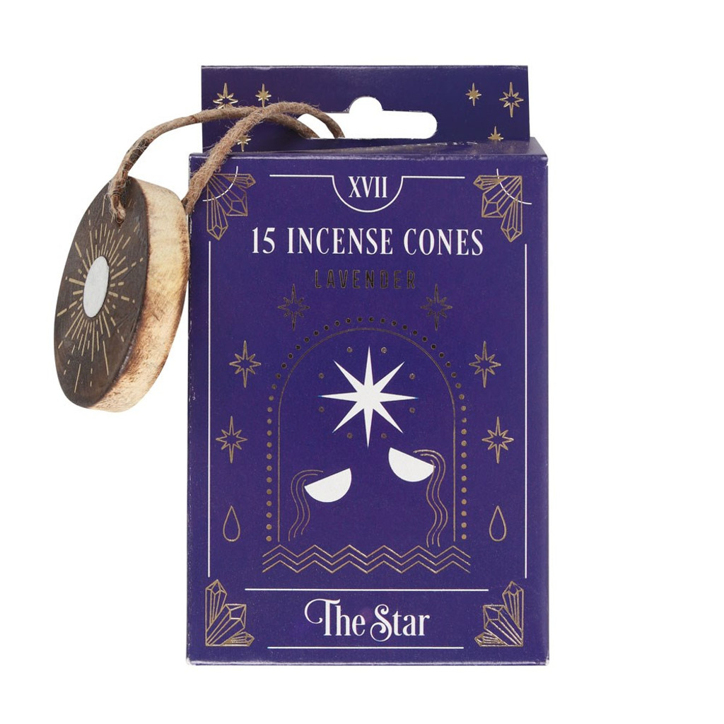 PT The Star Tarot Incense Cones - Lavender 15 Count