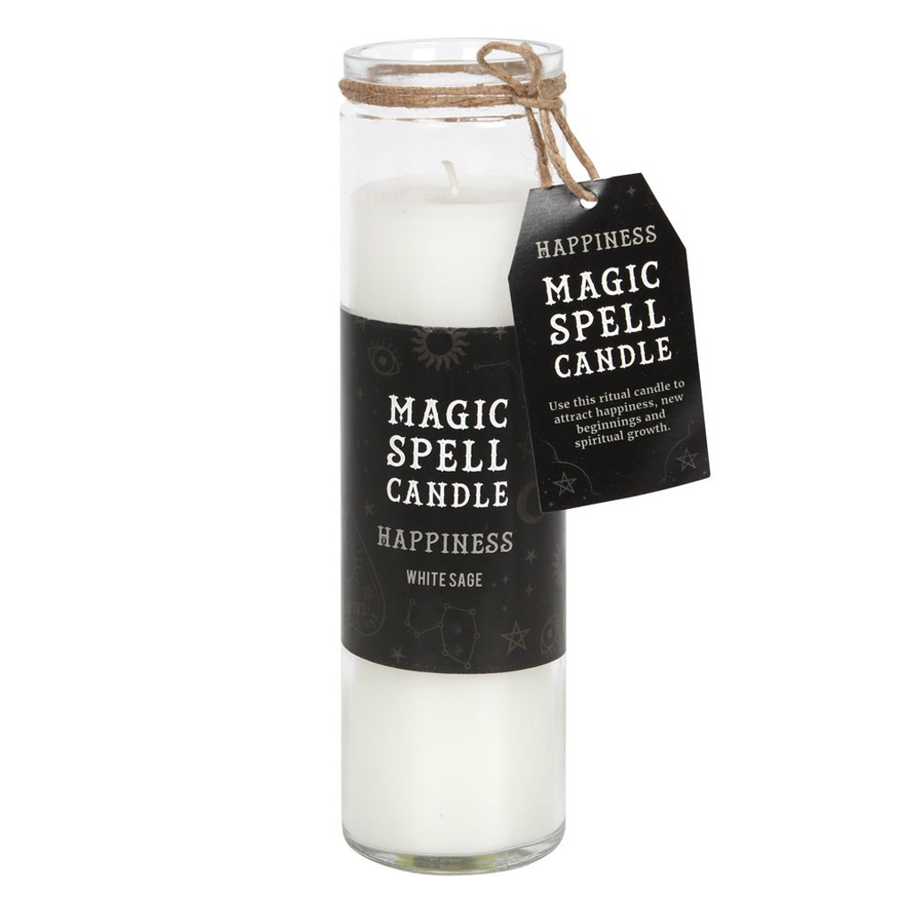 PT Happiness Magic Spell Candle - White Sage