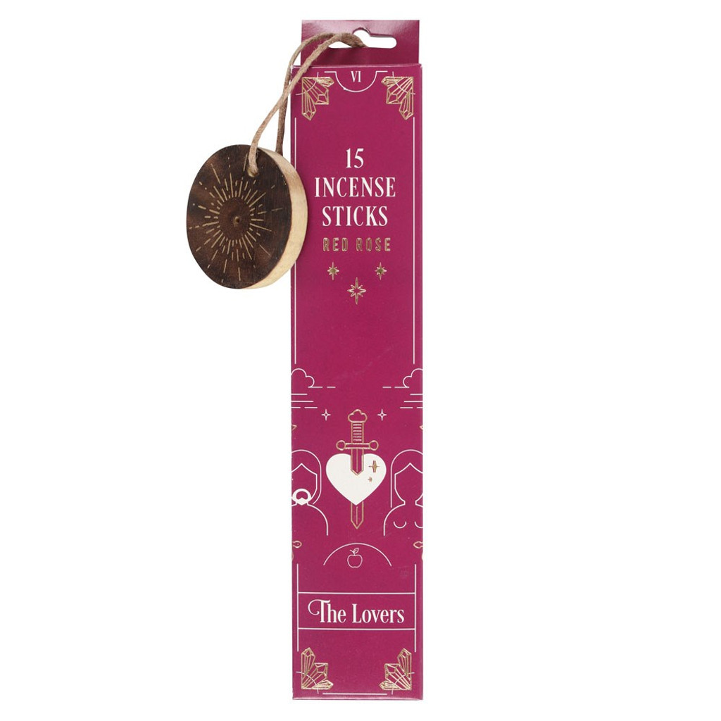 PT The Lovers Tarot Incense - Red Rose 15 Count