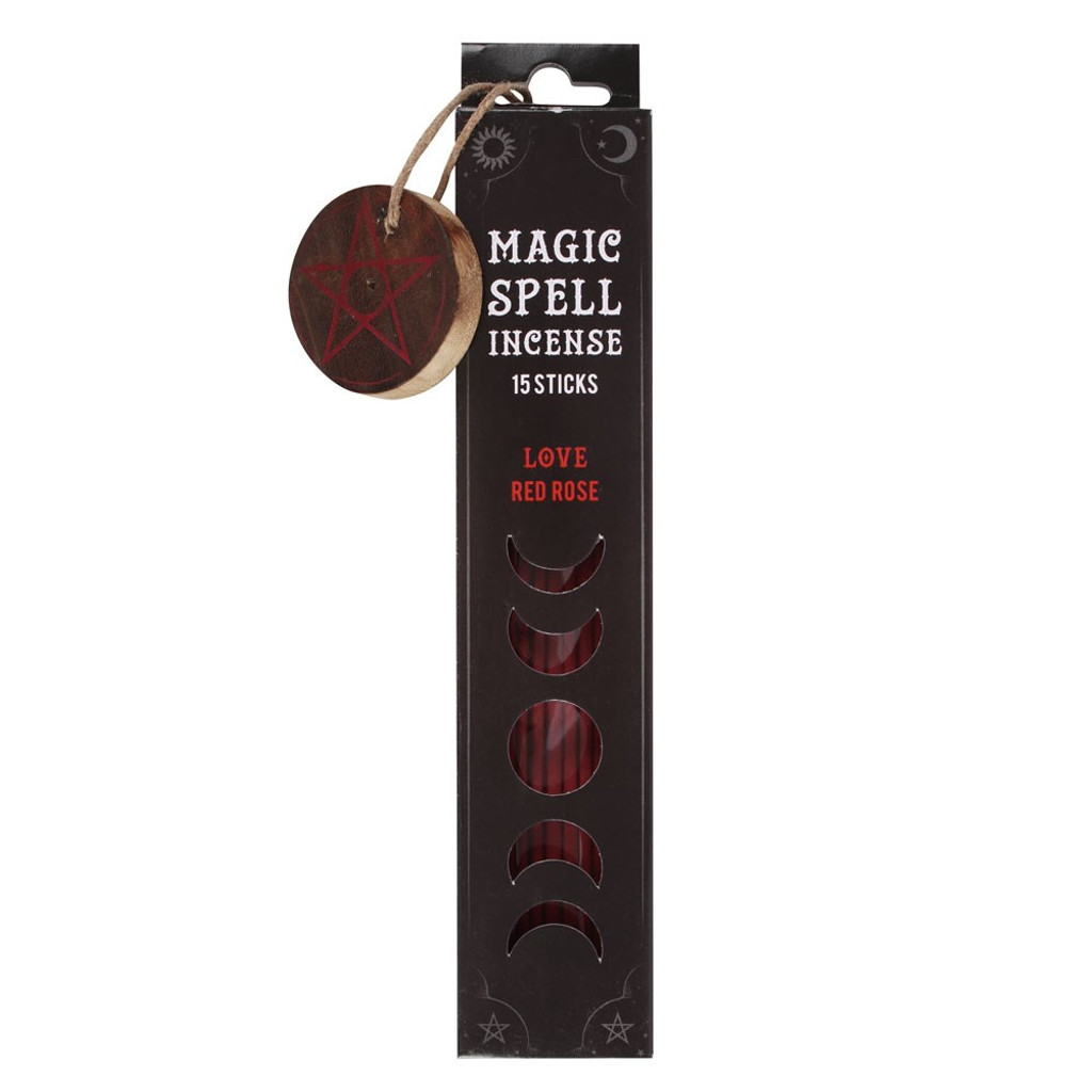 PT Magic Spell "Love" Red Roses Incense Stick 15 Count