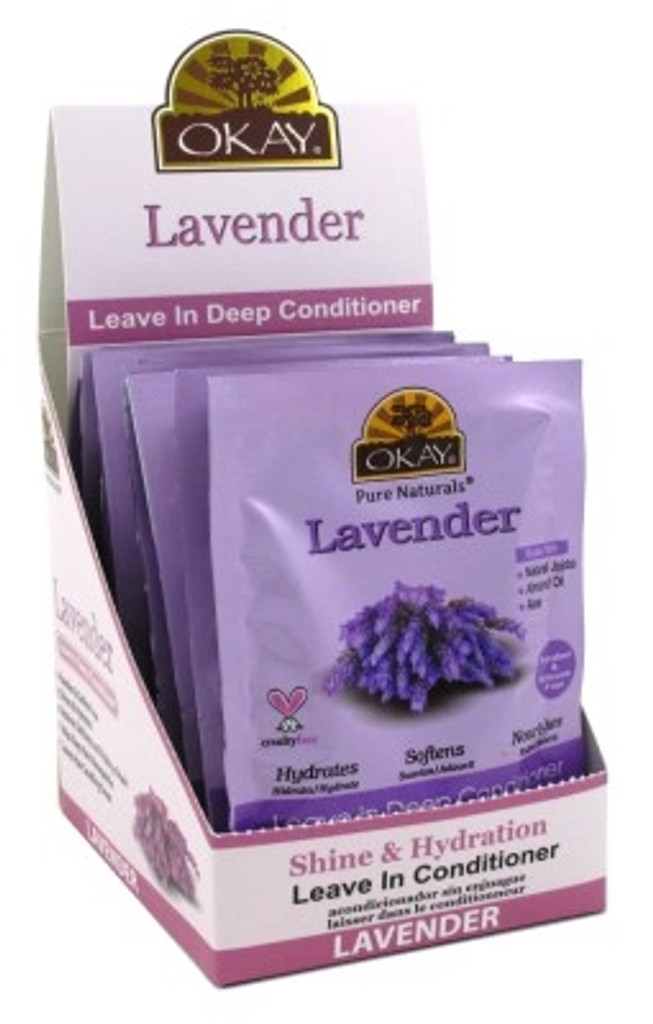 BL Okay Leave-In Deep Conditioner Packs Lavender (12 Hair Masks)