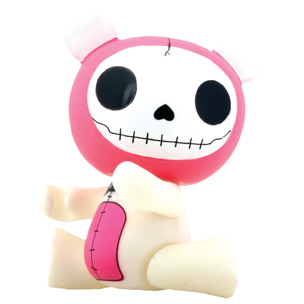 Pt furrybones pinkki pandie panda kallo vinyyli liikkuva hahmo