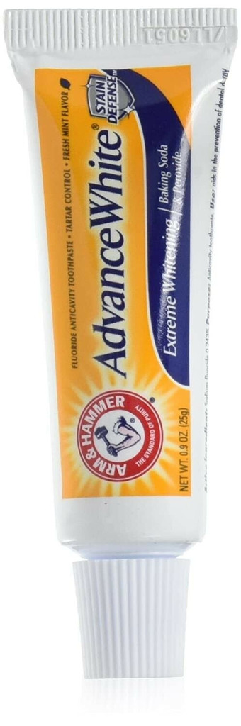 משחת שיניים bl arm & hammer advanced white extreme whitening 0.9oz (12 חתיכות)