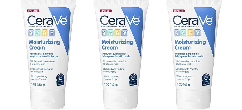 BL Cerave Creme Hidratante para Bebê 5 onças - Pacote de 3