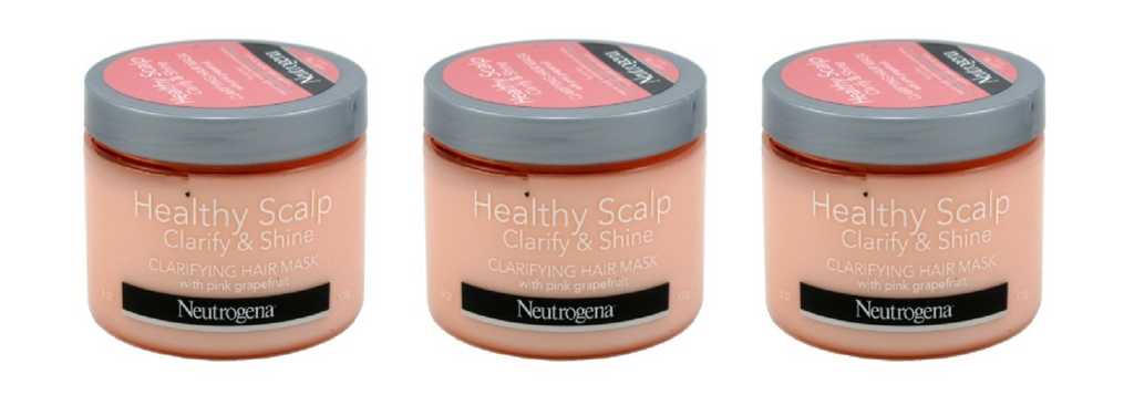 BL Neutrogena Clarifying Hair Mask With Pink Grapefruit 6oz - Pack of 3