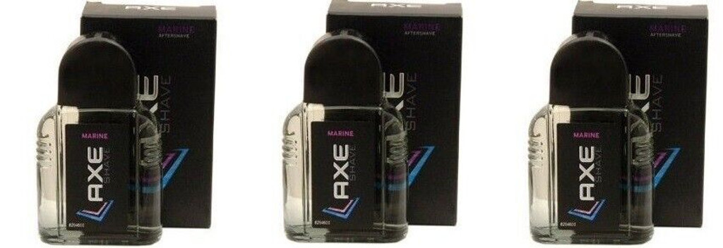 Axe aftershave 3 pakkaus x 100 ml marine 