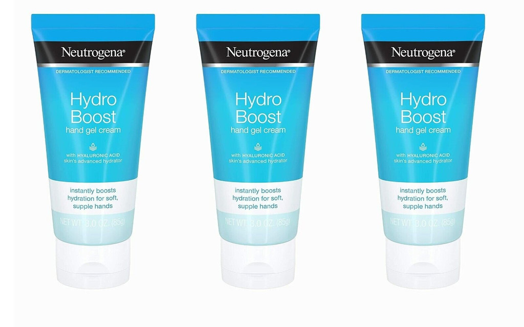 BL Neutrogena Hydro Boost Hand Gel Cream 3oz - חבילה של 3 