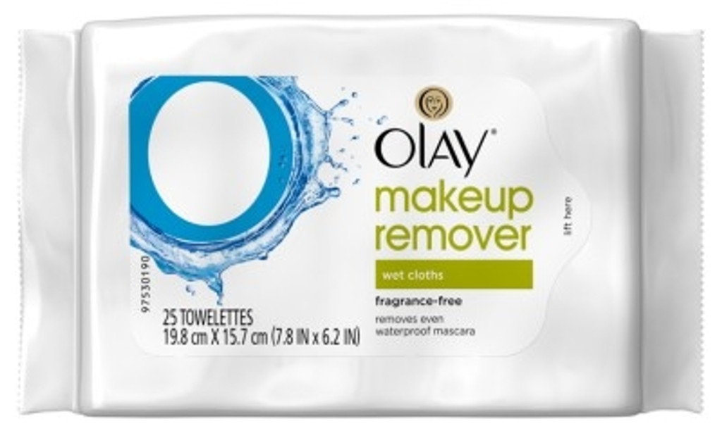 BL Olay Toalhetes Removedores de Maquiagem 25 Contagem Frag-Free - Pacote de 3