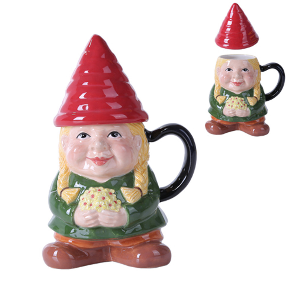 Pt lady gnome kaffekrus 