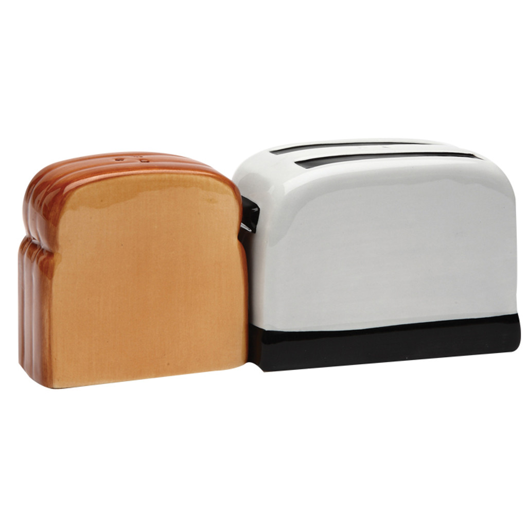 PT Toast and Toaster Salt and Pepper Shaker Set