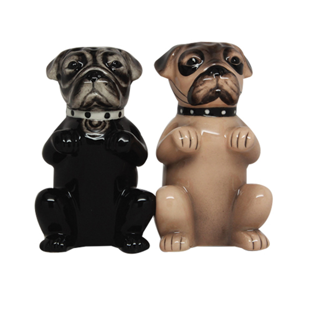 Ensemble salière et poivrière PT Standing Pugs